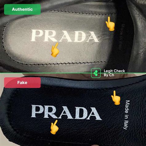 prada loafers fake vs real|are prada shoes real.